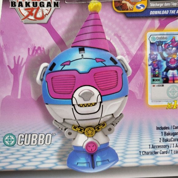 Bakugan Party Cubbo Pack Birthday Party Hat Glasses Transforming Blue Pink New - Picture 7 of 16